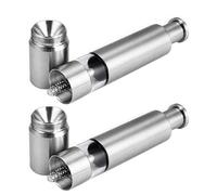 Macinini Per Sale E Pepe: Macinino Con Una Sola Mano, Funzionamento Tramite Pulsante Con Il Pollice, Gadget Per Macinare Le Spezie Con Pressione Manuale | 1 Pezzo 2 Pezzi Utensile Da Cucina Per Cucina