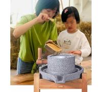 Macinino a manovella manuale del mulino del grano di pietra, Polverizzatore manuale del chicco di cereali del caffè, Smerigliatrice del succo di latte di soia bagnato/mais