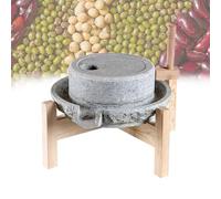 Macinino a pietra per grano, riso, fagioli, spezie, macinino manuale da cucina per uso domestico, perfetto per preparare pasta fresca e cereali