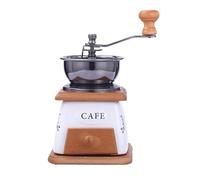 Macinino da caffè a manovella in legno e ceramica Macchina per caffè espresso manuale per uso domestico per accessori da caffè da cucina o da campeggio all ' aperto