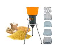 Macinino elettrico per cereali con 5 setacci, 50 l, macinino elettrico per grano secco, mais, riso e spezie, 1300 W, 220 V