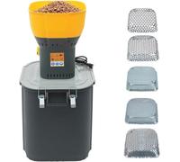 Macinino elettrico per cereali da 1000 W per cereali secchi, 6 setacci, spessore regolabile, tramoggia rimovibile, ideale per cereali, spezie, riso e mais.