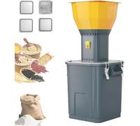 Macinino elettrico per cereali da 1000 W per cereali secchi, 6 setacci, spessore regolabile, tramoggia rimovibile, per cereali, spezie, riso e mais.