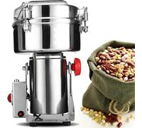 Macinino elettrico per cereali e noci e cereali, motore commerciale con macinazione a pietra, efficiente per uso domestico e commerciale