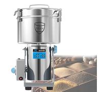 Macinino elettrico per cereali in acciaio inox 304, macinino per erbe ad alta velocità, macinino elettrico per grano secco, avena, mais, pepe e chicchi di caffè 2500 A