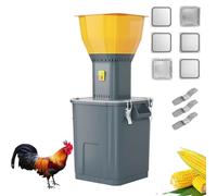 Macinino Elettrico per Cereali, smerigliatrice per Farina e Mais da 30 l/45 l/55 l con 7 setacci, Secchio e tramoggia Rimovibili, Senza Polvere, 19000 Giri/min ad Alta velocità per Grano, Mais,