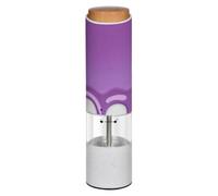 Macinino elettrico per sale e pepe stile gocciolamento Street Graffiti viola bianco
