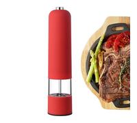 Macinino Elettrico Sale Pepe - Macinatore Spezie Ceramica, Batteria Portatile | Distributore automatico di condimento compatto per tavolo cucina moderno mix sale erbe pepe nero bianco con luce L
