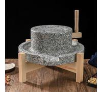 Macinino in pietra naturale, con anima in acciaio inox, per macinare a secco e a umido, ideale per macinare fagioli, grano e spezie