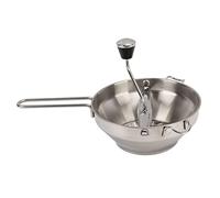 Macinino manuale in acciaio inox, multifunzione, per verdure, frutta, patate, aglio, per preparare marmellate e puree fatte in casa