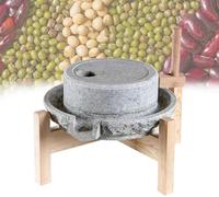 Macinino per cereali in pietra per cucina domestica, efficiente macinazione a secco e umido di grano, riso, fagioli e spezie, perfetto per cereali e paste freschi e fatti in casa