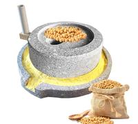 Macinino per cereali in pietra, Rettificatrice manuale per alimenti secchi e umidi, per farina, riso, fagioli, spezie, facile da smontare e pulire,