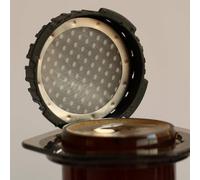 Macinino resistente agli acidi del caffè per lavastoviglie da 61 mm per rete metallica fine riutilizzabile, confezione da 2 colini sicuri in acciaio inox per filtro da caffè Aeropress (compatibile con