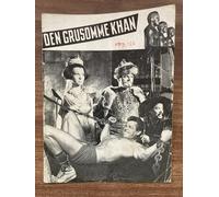 Maciste alla corte del Gran Khan Gordon Scott Yôko T 1961 Danish Movie Program
