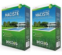 Maciste, Sementi per tappeto erboso Bottos, prato resistente e rustico ideale per zone aride 2kg per 80mq (2pz x 1kg)