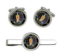 Mackay Clan Scozzese Gemelli E Fermacravatta Set