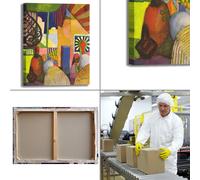 Macke il bazar design quadro stampa tela dipinto telaio arredo casa