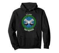 Mackenzie Clan Famiglia Scozzese Felpa con Cappuccio