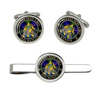 Mackenzie Clan Scozzese Gemelli E Fermacravatta Set