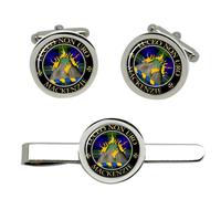 Mackenzie Clan Scozzese Gemelli E Fermacravatta Set