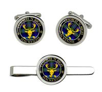 Mackenzie Di Kintail Clan Scozzese Gemelli E Fermacravatta Set