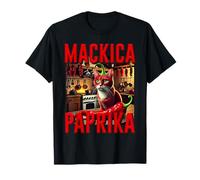 Mackica Paprika Cat Chili Italiano Brainrot Mostri AI Bambini Maglietta