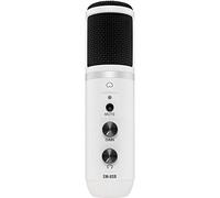 Mackie EM-USB W Microfono Dinamico a Condensatore Usb per Podcast Live Supporto