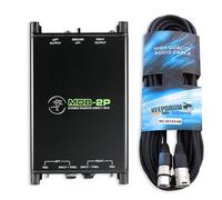 Mackie MDB-2P DI-Box passive Stereo Direct Box con cavo keepdrum