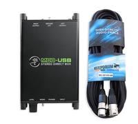Mackie MDB-USB DI-Box Active Direct Box con cavo keepdrum