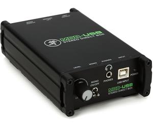 MACKIE Mdb-USB Direct Box di USB a 2 Canali con Ingresso Audio USB a 24 Bit/96 Khz, Uscita Cuffie e Ground Lift