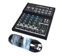 Mackie Mix8 - Mixer analogico compatto a 8 canali con cavo Keepdrum XLR