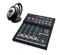Mackie Mix8 - Mixer analogico compatto a 8 canali con cuffie Keepdrum