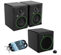 Mackie Monitor da studio CR4.5BT + subwoofer Mackie CR8SBT + 2 cavi jack Keepdrum