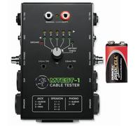 Mackie Mtest-1 - Tester per 7 tipi di connettori con batteria da 9 V
