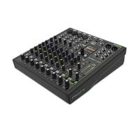Mackie ProFX10 GO Mixer audio analogico Bluetooth alimentato a batteria, registrazione USB-C, effetti GigFX+, preamplificatori Onyx, equalizzazione, compressione, durata batteria fino a 8 ore