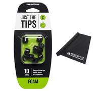 Mackie Tappi per auricolari in-ear taglia S con panno keepdrum