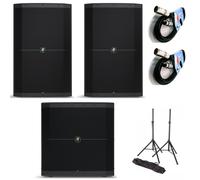 Mackie Thump118S Subwoofer 1400w + 2 Thump215 1400w + Coppia Supporti + 2 Cavi