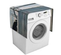 Mackinac Copertura per lavatrice con tasche portaoggetti per lavatrice e asciugatrice, copertura antipolvere 137,9 x 52,1 cm, per frigorifero e cucina, decorazione per la casa