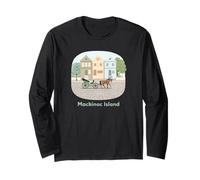Mackinac Island Cavallo e Carrozza Maglia a Manica