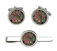 Mackintosh Clan Scozzese Gemelli E Fermacravatta Set