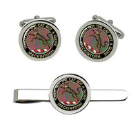 Mackintosh Clan Scozzese Gemelli E Fermacravatta Set