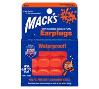 Macks Kids Pillowsoft Tappi per Le Orecchie, 6 Pezzi - Arancione