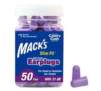Mack's - Tappi per Orecchie, Sottili, Viola (Viola), 50 Paia