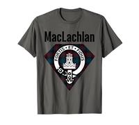 MacLachlan Clan Scozzese Nome Stemma Tartan Maglietta