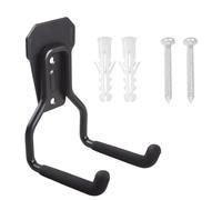 Maclean 1x Gancio per garage, Supporto da parete per Garage per Pneumatici, tubi, scale, Biciclette - carico max Gancio a muro per organizzazione, Portautensili (1, Distanza dal muro: 9 cm)