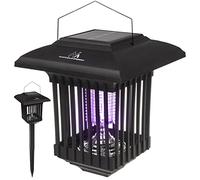 Luce insetticida LED solare Maclean, IP44, LED/UV, batteria 2AA Ni-MH 200 mAh