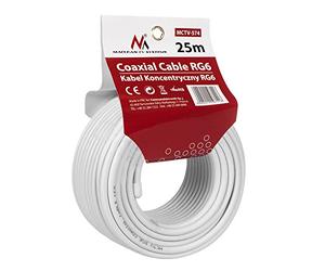Maclean Cavo Coassiale Satellitare 1.0CCS RG6 25M MCTV-574