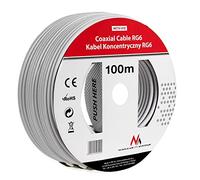 Maclean Cavo Coassiale Satellitare 1.0CCS RG6 50M e 100M (100m)
