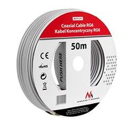 Maclean Cavo Coassiale Satellitare 1.0CCS RG6 50M e 100M (50m)