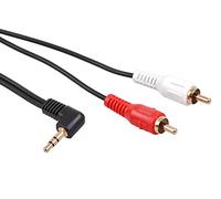 Maclean Cavo Mini Jack 3,5 mm Audio Angolare 2RCA (1 m)